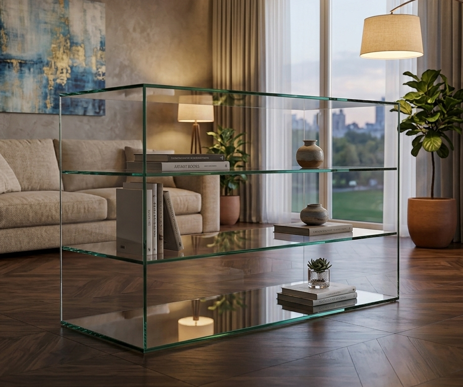 Скляні полиці на замовлення